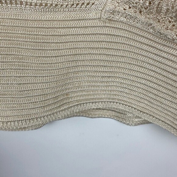 Zara Knit Long Sleeve Top Womens Small Crewneck Knit Ladies - Picture 9 of 12